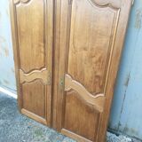 pair of old oak doors