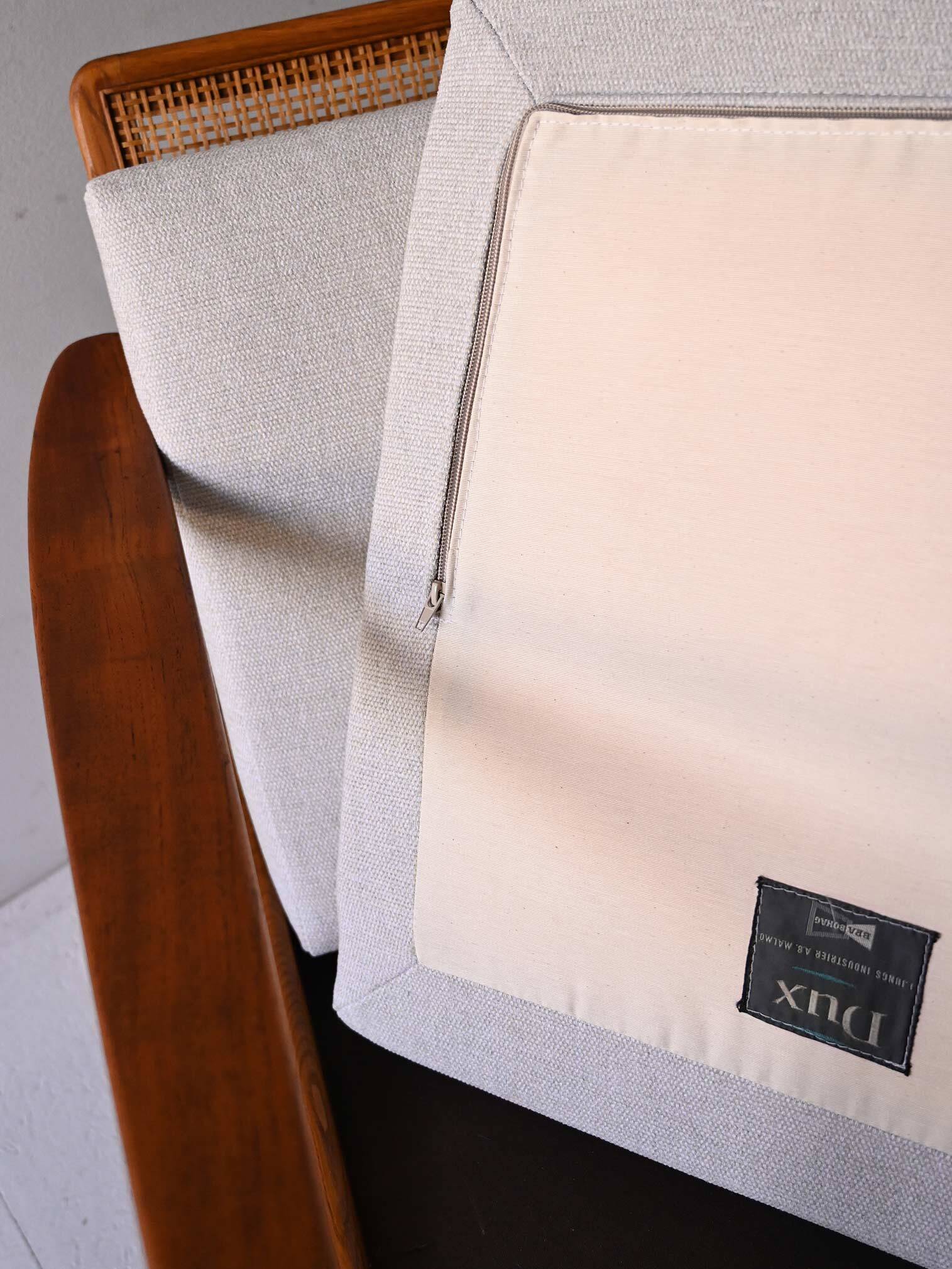 Swedish Vintage Teak armchair by Folke Ohlsson for DUX