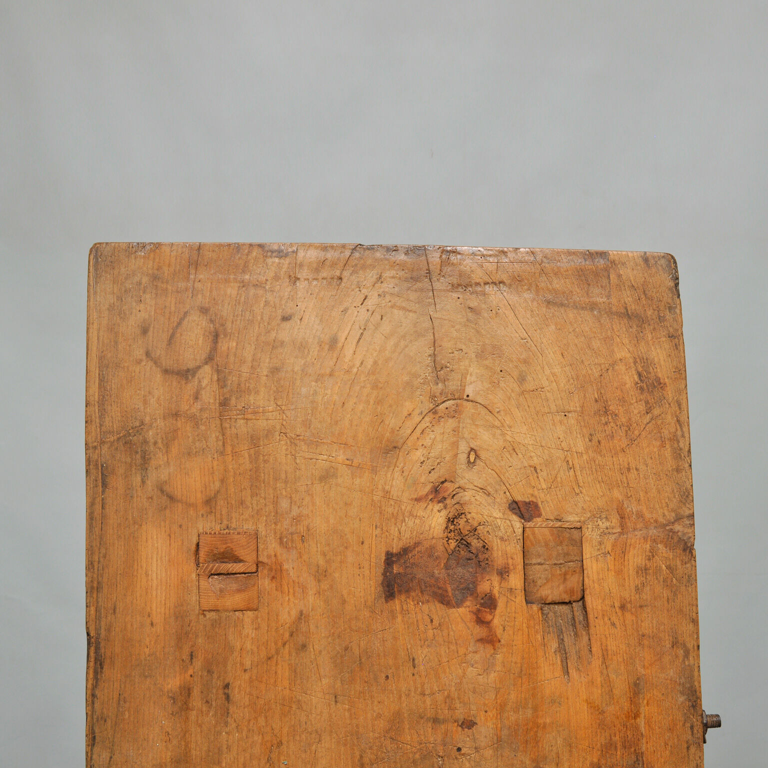 Vintage Oak Butcher's Block Coffee Table/Bench, 1930 s