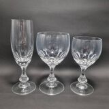 Crystal glassware set - 18 pieces