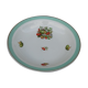 Plat rond creux en faïence Fenal Badonviller motif potager légumes diam 29 cm