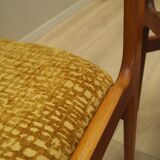 Set of six teak chairs, Danish design, 1970s, production: Denmark