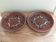 Flat terracotta plates