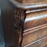 19th century Biedermeier mahogany chest of drawers