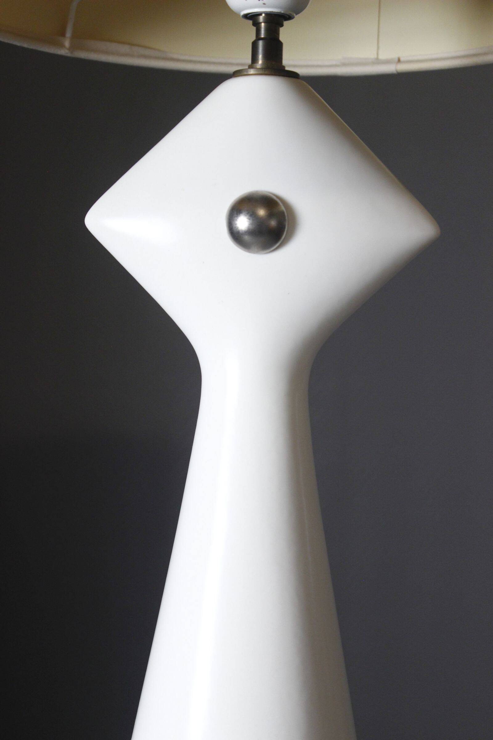 Kostka France large ceramic lamp post-modern design 1990s