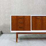 White lacquered long sideboard G Plan, 1960’s