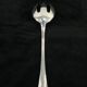 Art deco salad serving fork Christofle model Boreal by Luc Lanel