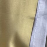 2-seater JC monogram sheet embroidered in yellow, yellow lapels day ladder