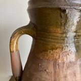 Vase jarre amphore XL en terre cuite vernissée