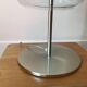 Table lamp in transparent glass and frosted glass.