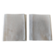 Pair of antique cotton damask napkins