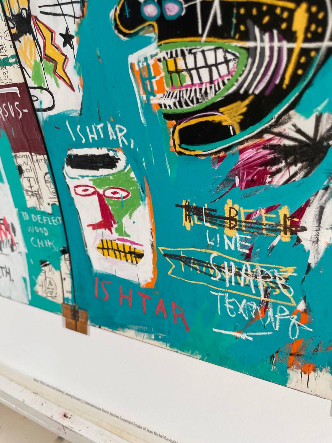 Jean Michel Basquiat (1960-1988), Ishatar 1983, publié par King McGaw, sous licence Arestar New York