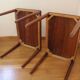 Scandinavian teak side tables by Hugo Troeds.