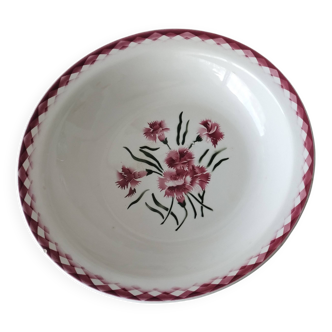 Mignardise Sarreguemines Digoin 31 31cm porcelain deep dish