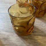 Amber carafe + glasses