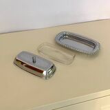 Complete vintage Irvinware butter dish