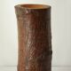 Primitive vintage wooden vase