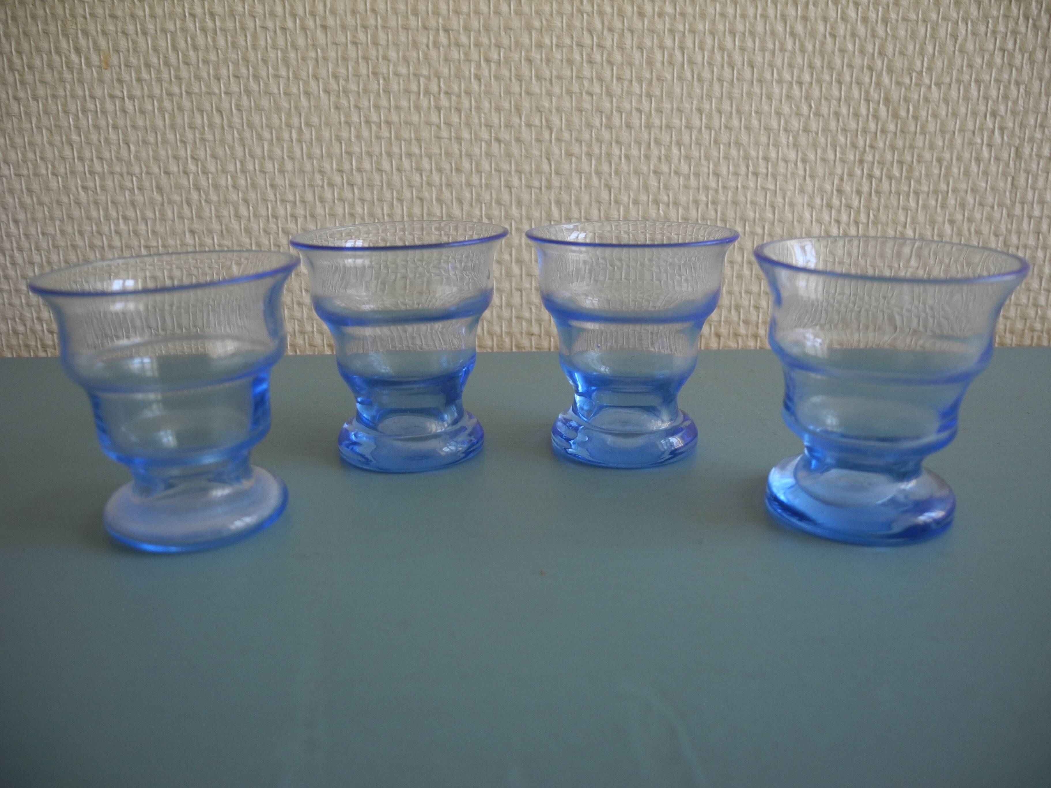 Liqueur service carafe crystal glasses bohemian crystal glasses