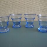 Liqueur service carafe crystal glasses bohemian crystal glasses