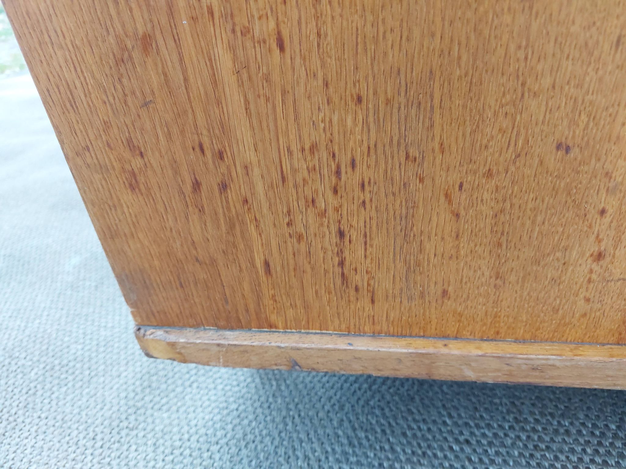 solid wood buffet, compass feet
