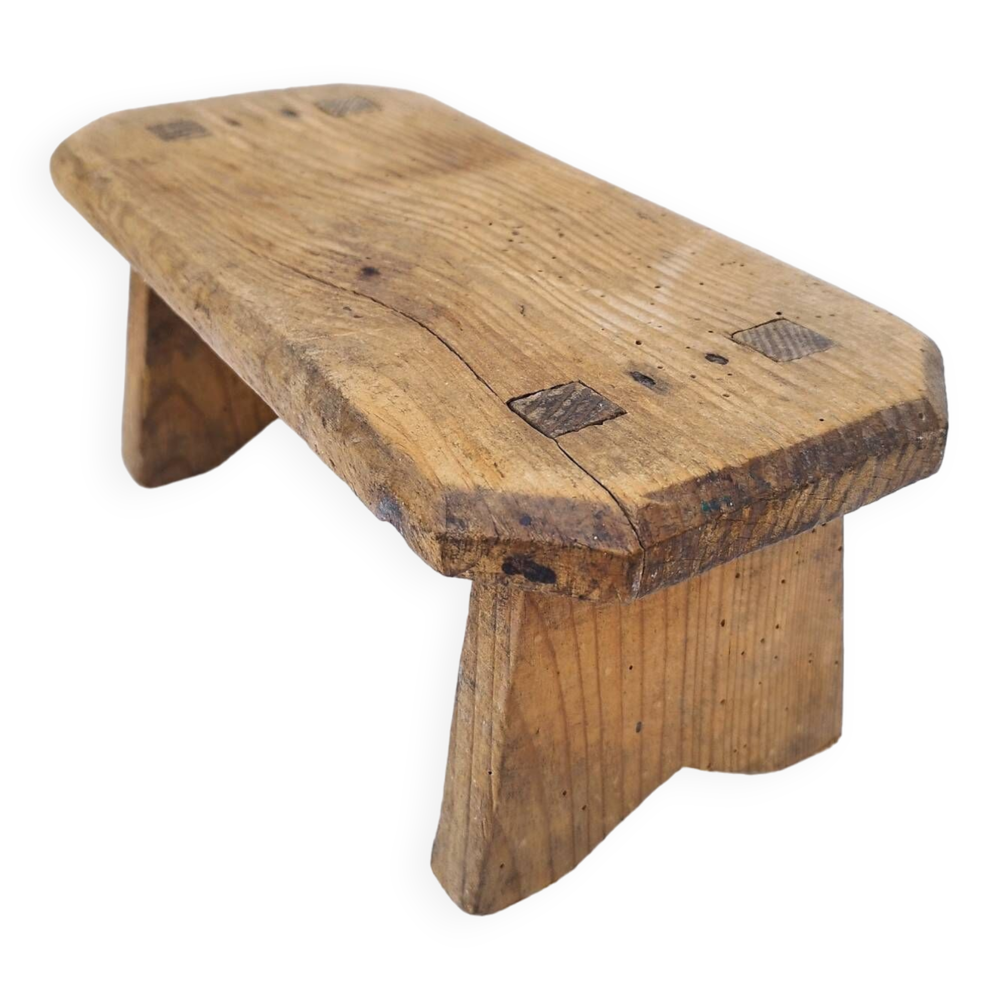 Vintage wooden step, country decoration