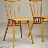 Set of 4 wooden dining chairs by Tatra Nabytok 1960