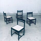 Italian design dining chair from the 1960s, set of 4.