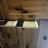 Buffet bas en pin