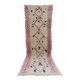 Berber hallway rug pink 290 X 90 CM