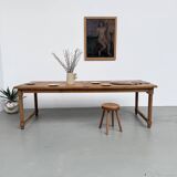 Table de ferme en hêtre XL