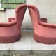 Paire de fauteuils crapaud Napoléon III
