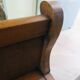 Rare entrance bench - Old chest bench - toy chest - oak color