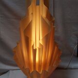 Large Corolle table lamp by Georgia Jacob - Vintage 70s
