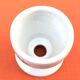 Ulysse Paris porcelain egg cup for Chanill with floral decoration.