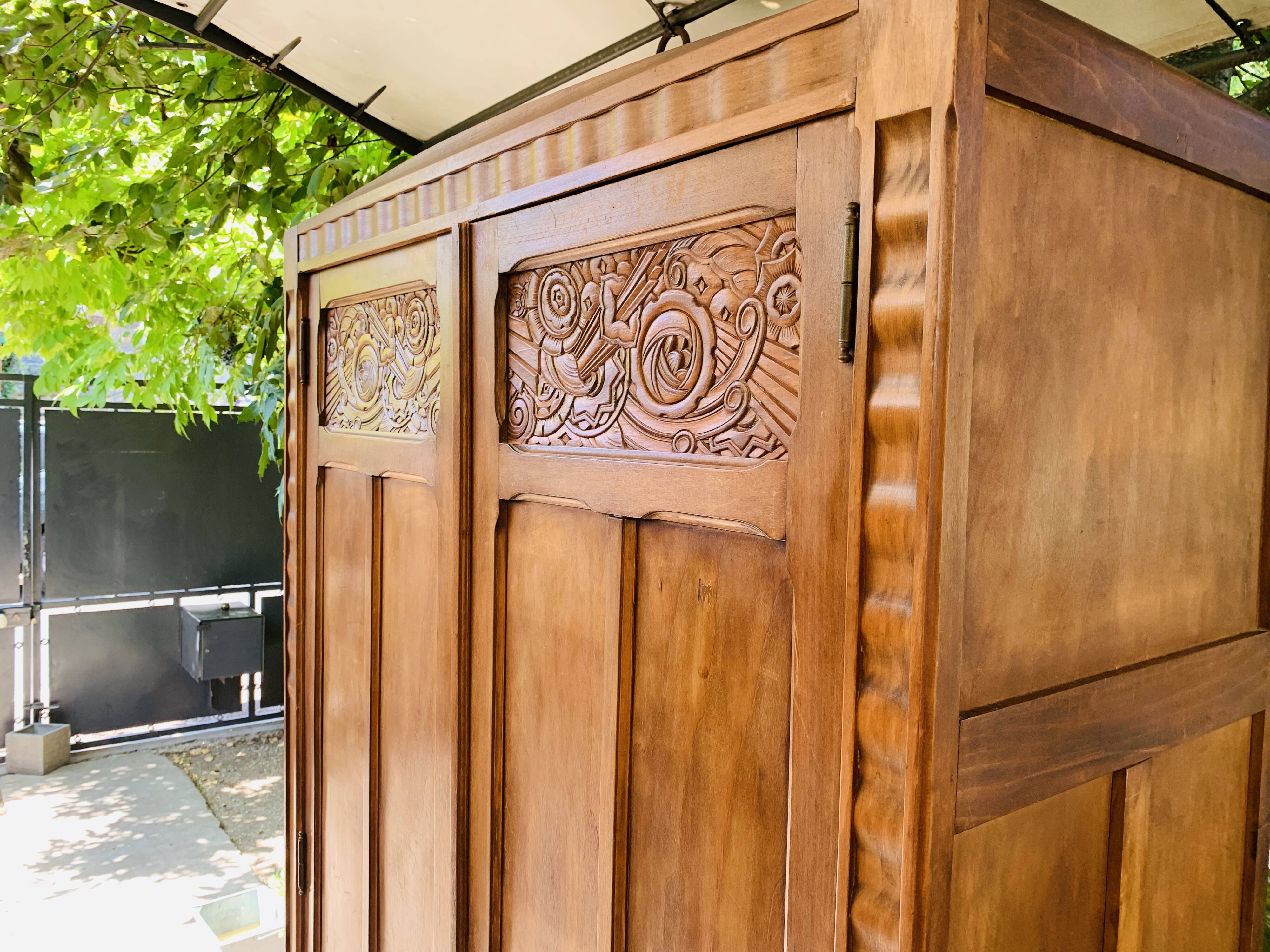 Art deco parisian wardrobe