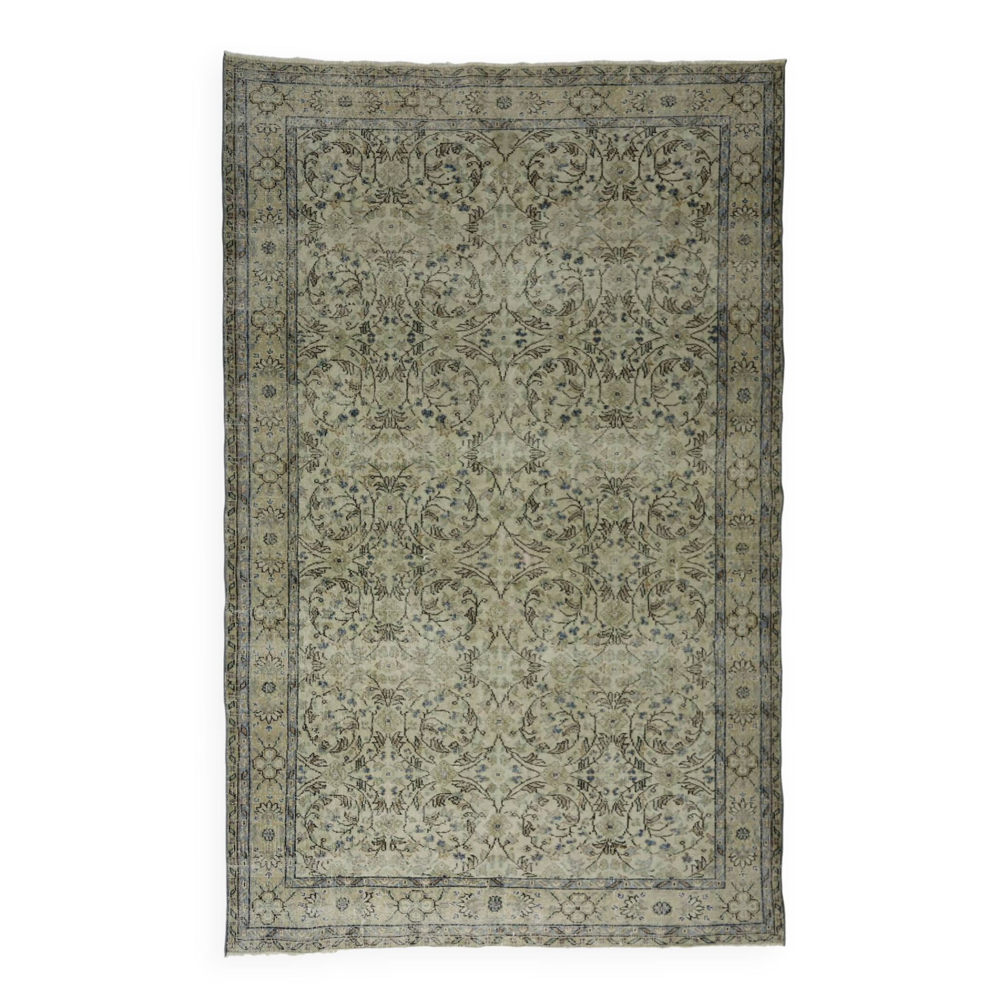 Modern Unique Rug, Turkish Oriental Handmade Boho Kilim Rug,for Kitchen,Bedroom 198x 297 cm