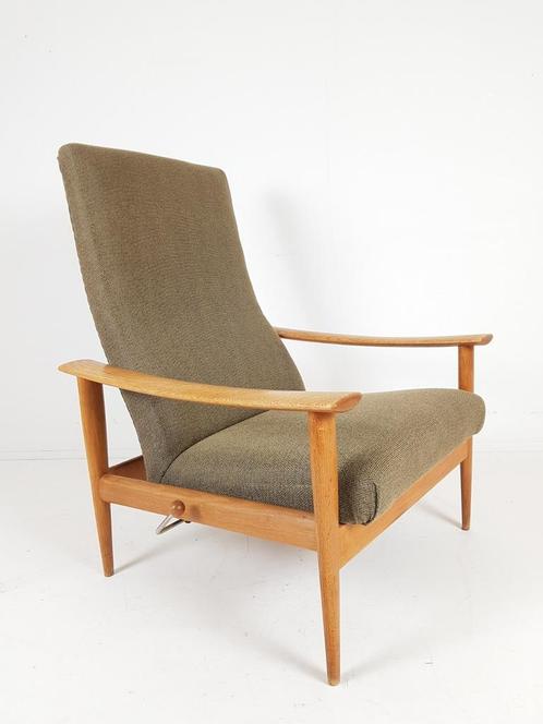 Fauteuil Danois Vintage Ajustable | fauteuil relax vert