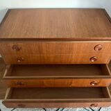 Commode scandinave en teck 1960s
