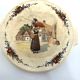 Round cake dish with handle Sarreguemines Obernai