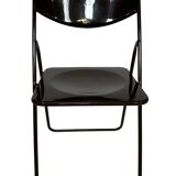 Vintage Ted Folding chairs Niels Gammelgaard for Ikea - Set of four - in Dark Brown