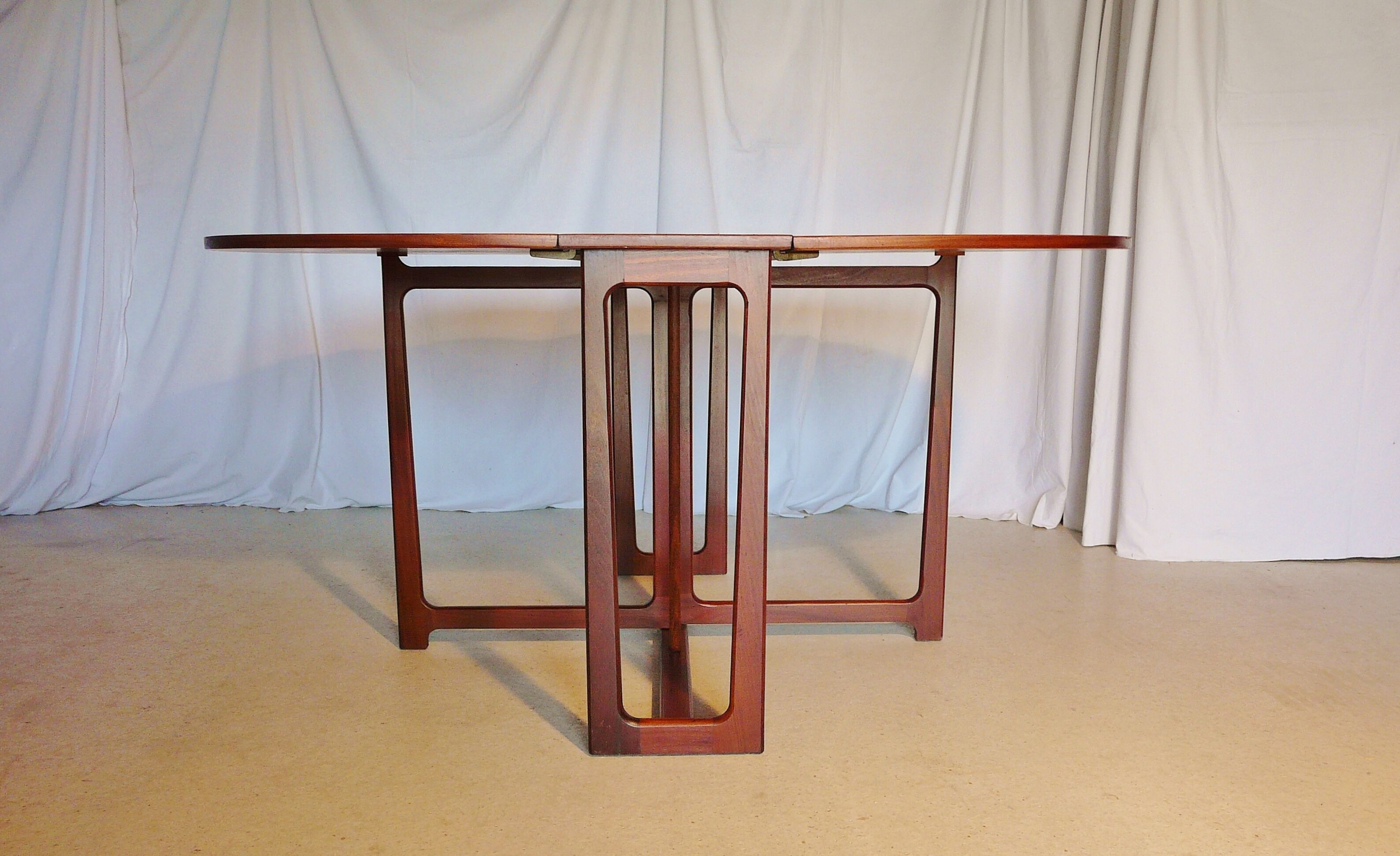Scandinavian teak folding table