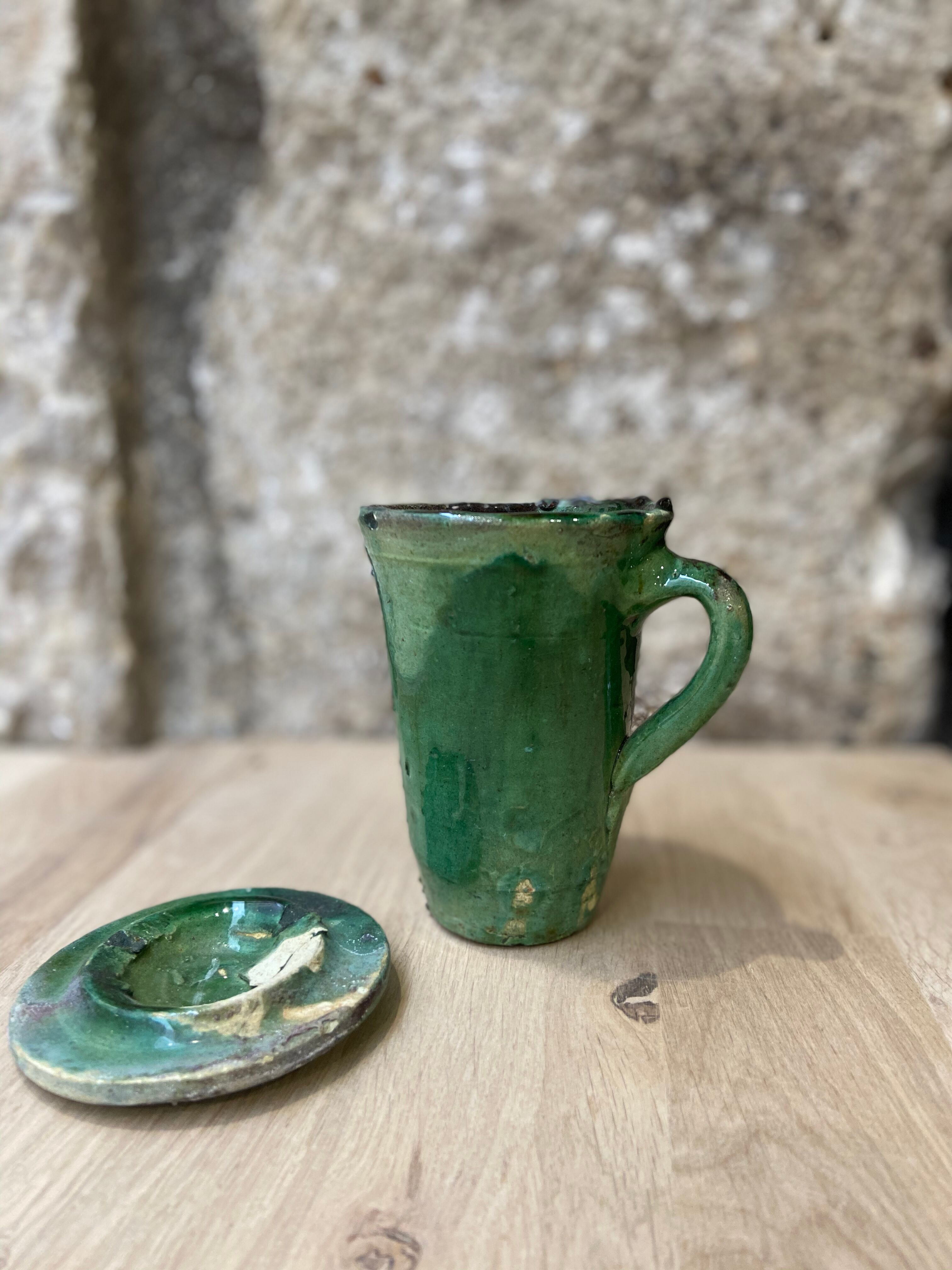 Handmade Tamegroute Mug/ tisanière