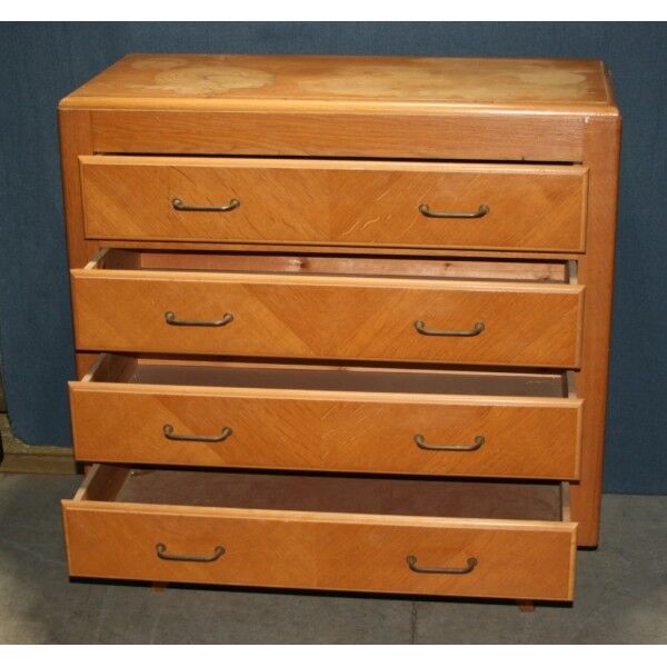 Commode vintage pieds compas