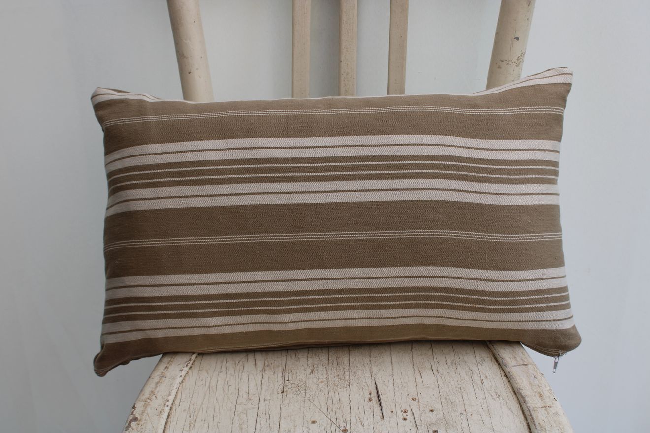 Striped cushion