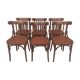 Suite of 6 bistrot chairs 1960