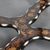 Antique 19th-Century Dutch Marquetry Table