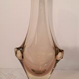 Bohemian crystal vase by Miroslav Klinger