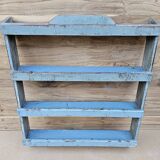 Burmese teak wall shelf