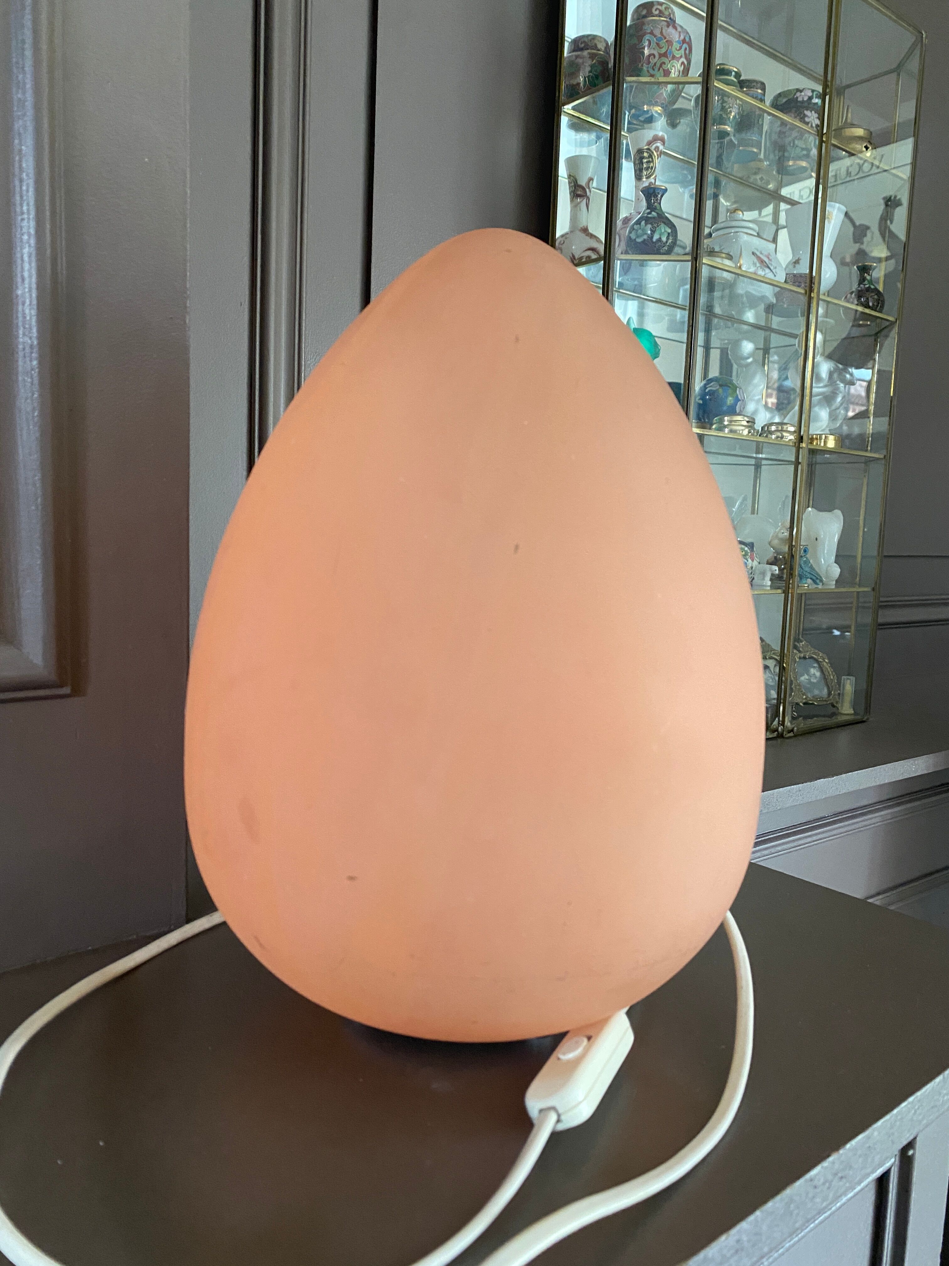 Vintage egg lamp