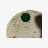 Retro flower ceramic candlestick holder from denmark | vintage candleholder from denmark